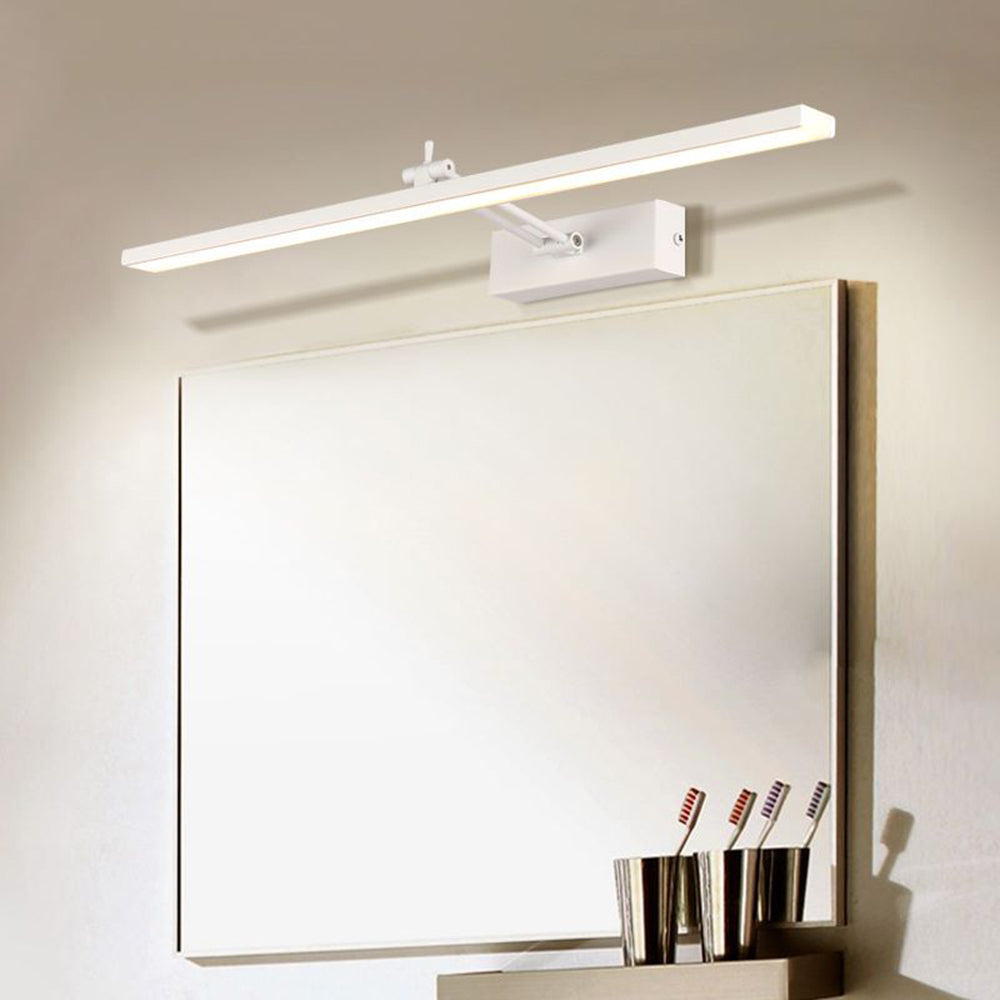 Lámpara de pared LED moderna minimalista blanca/negra para baño