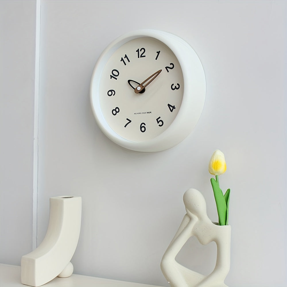 SilenceTime - Stille 10-Inch Wandklok voor Slaapkamer en Woonkamer