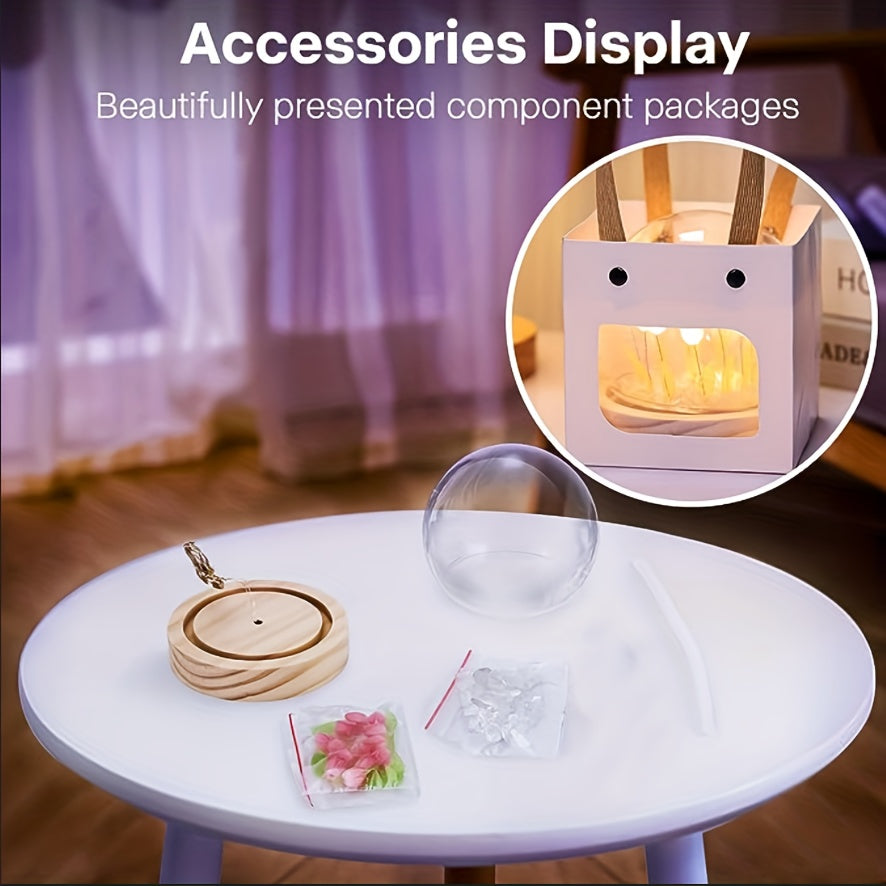 TulipGlow - Candeeiro de Mesa Criativo de Tulipas para Fazer Você Mesmo para Decoração de Quarto