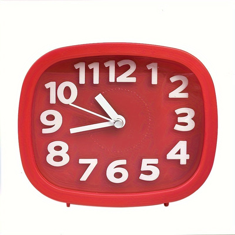 TimeSquare - Compact Square Alarm Clock with 3D Design