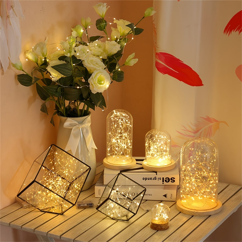 TwinkleWire - Guirnalda de luces LED de cobre USB, decoración multicolor