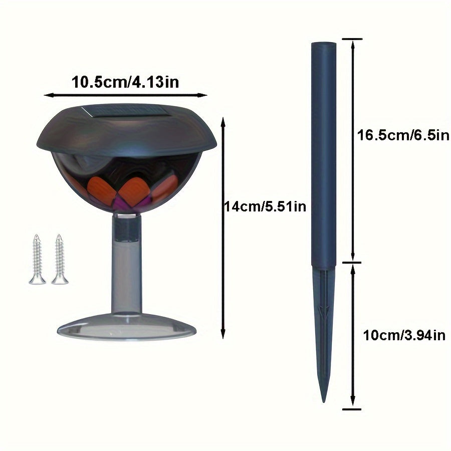 SolarBloom - Solar Energy LED Table Lamp with Flower Projection