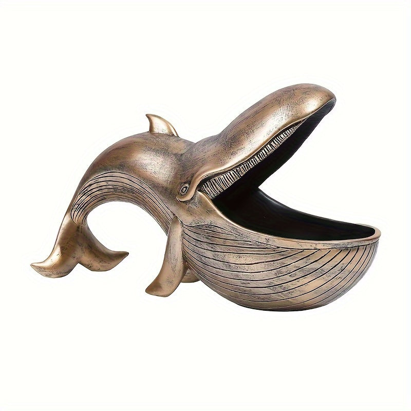 WhaleBox - Whale-shaped Resin Candy Dish for Keys & Decoration