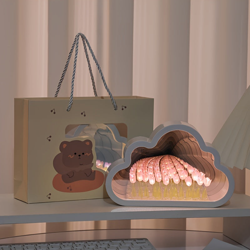 TulipGlow - LED Tulip Night Light for Room Decoration
