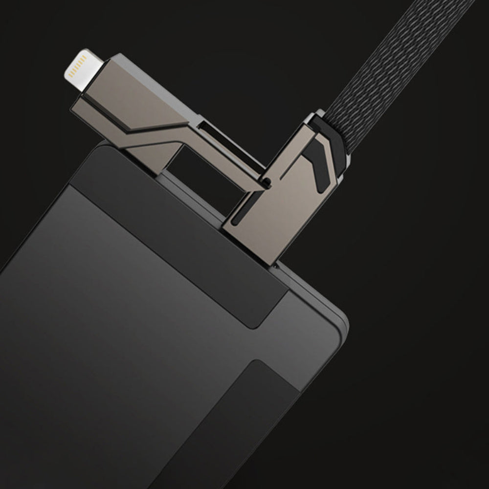 4-in-1 Fast Charging USB Cable Anti-Tangle Durable Design 4