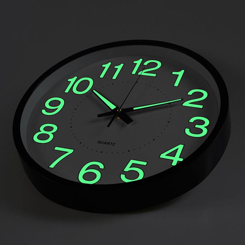 Orologio da parete silenzioso luminoso 30 cm