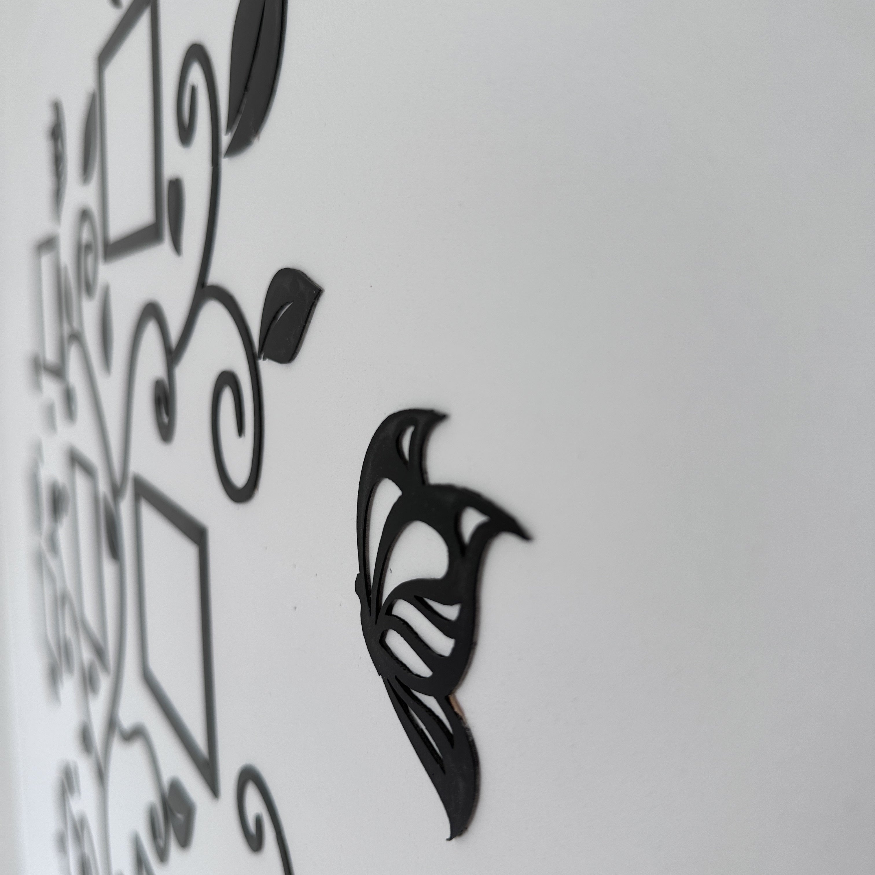 1 Juego Marco de Fotos Acrílico Decoración de Pared - Árbol de Fotos 3D Creativo para Familia y Mascotas, Pegatina de Pared Autoadhesiva para Sala de Estar, Pasillo, Porche, Comparte Recuerdos Especiales