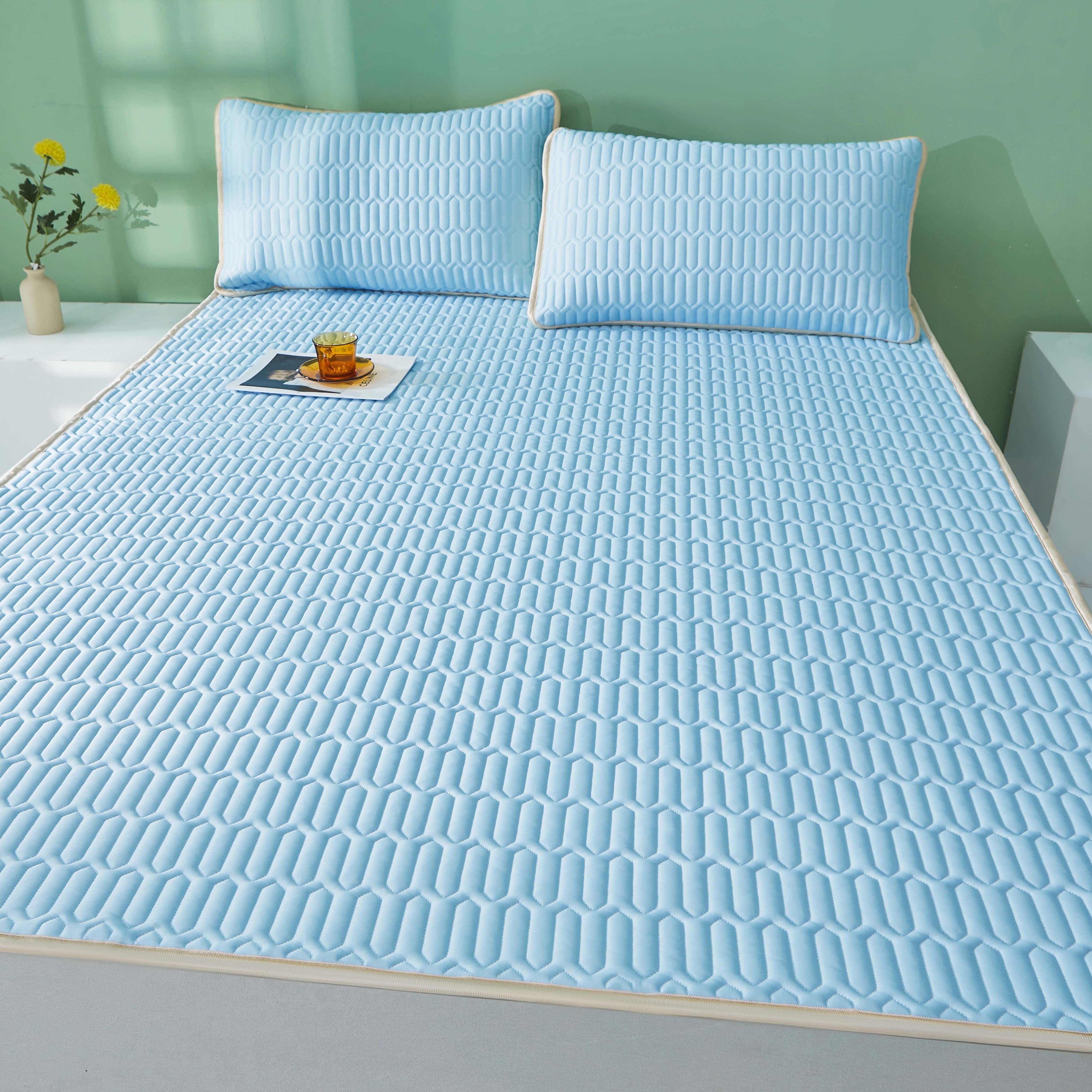 Tapete Fresco de Látex - Conjunto de 2/3 unidades de tapete fresco de látex de verão para quarto ou quarto de estudante, Respirável e Dobrável
