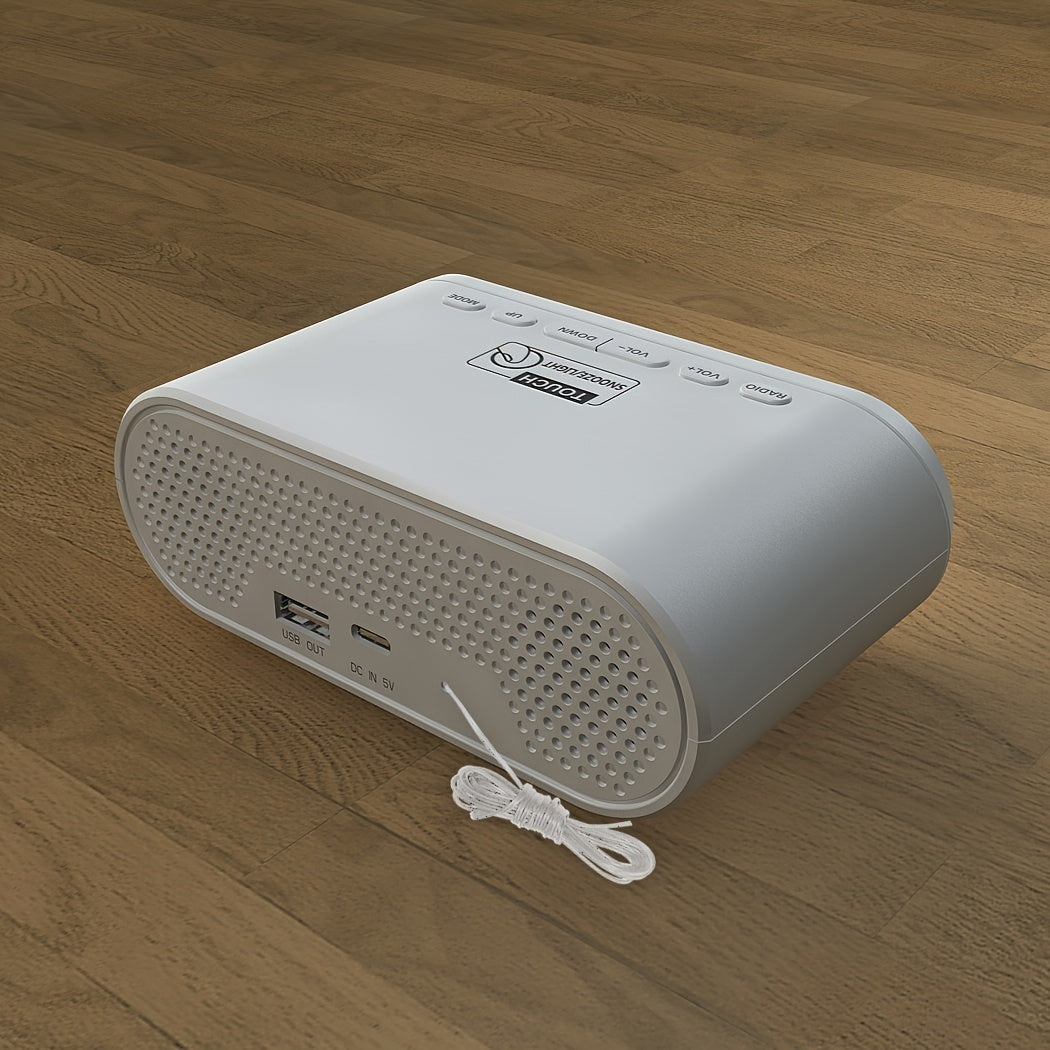 TimeGlow - Despertador Digital LED com Rádio FM e Função Soneca