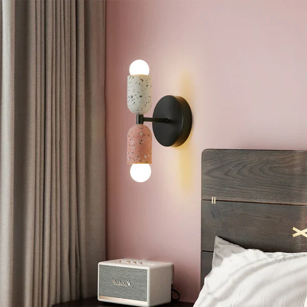 Lampada da parete creativa a doppia testa per la casa