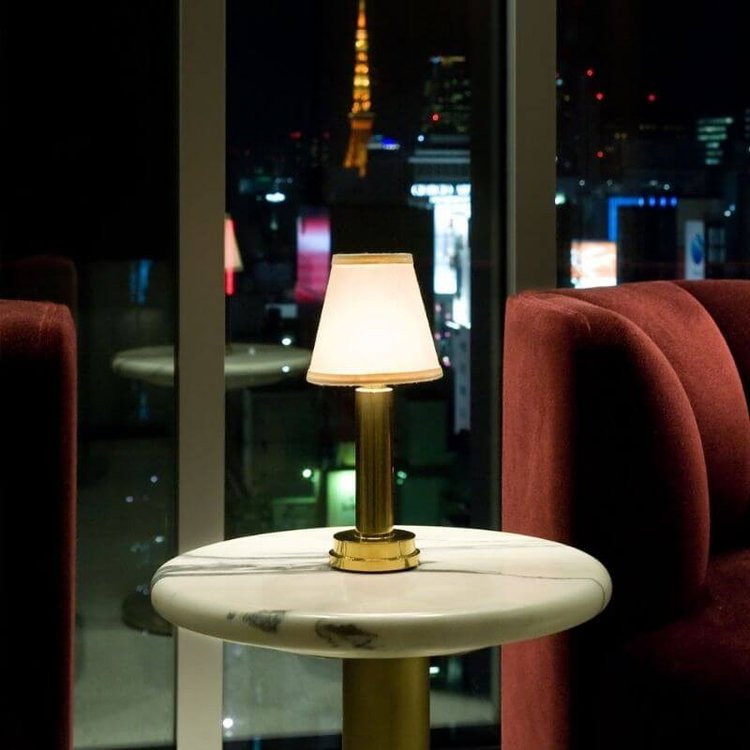 CozyGlimmer | Lampada da tavolo in tessuto