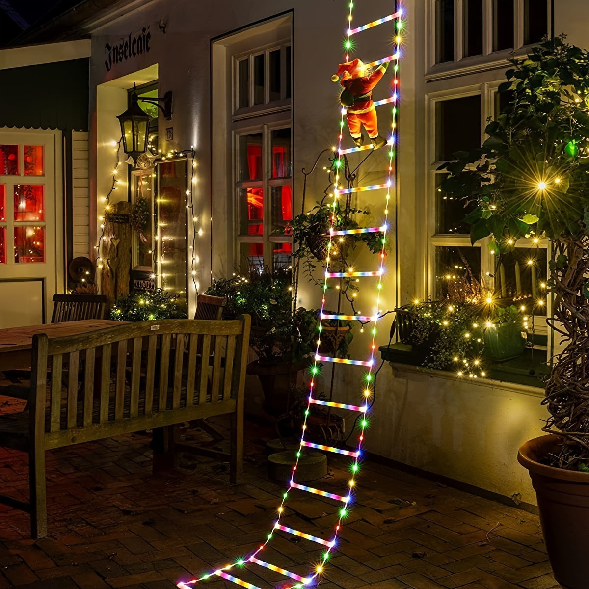SantaLicht - USB LED Light String for Party Decoration, Multicolored