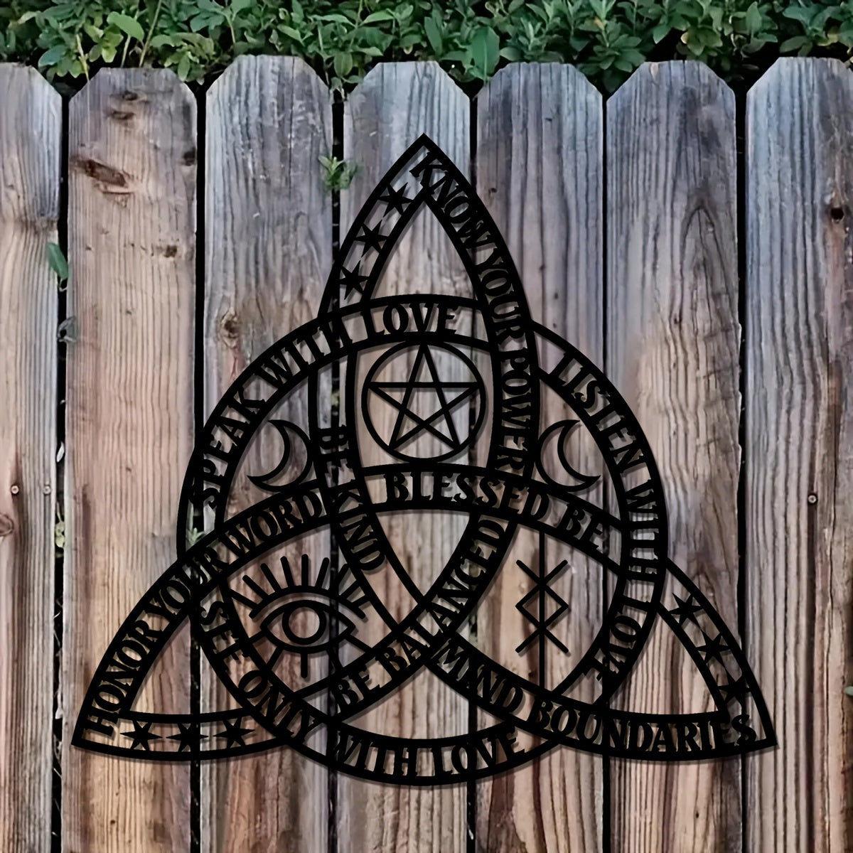 CelticKnot - Good Witch Celtic Knot Metal Wall Art
