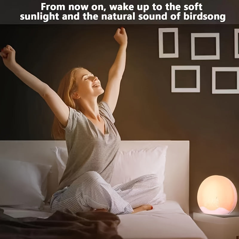 HaloRise - Sunrise Night Light with Touch Control & 12 Color Nightlight