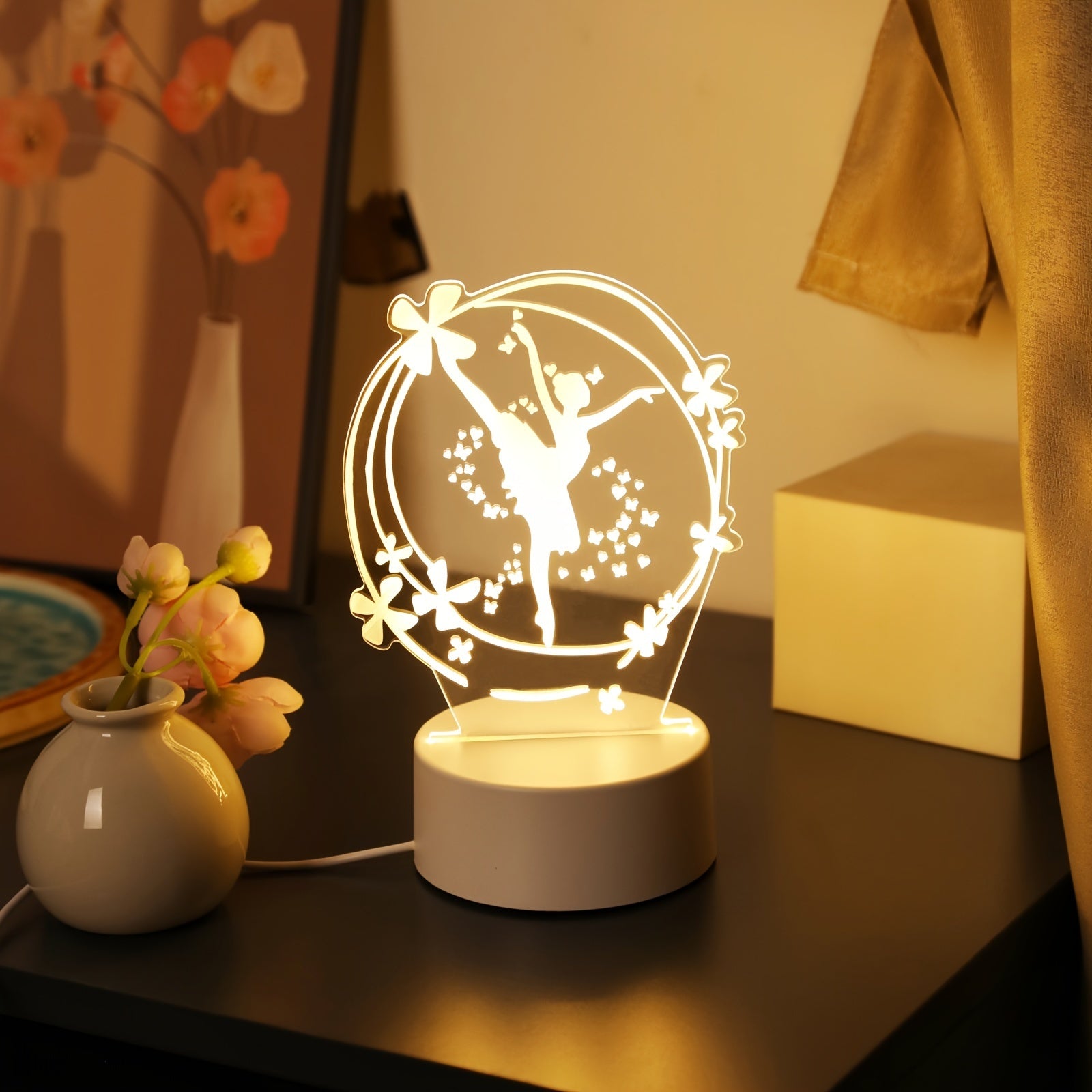 LumiDance - 3D Ballet Dancer LED Night Lamp