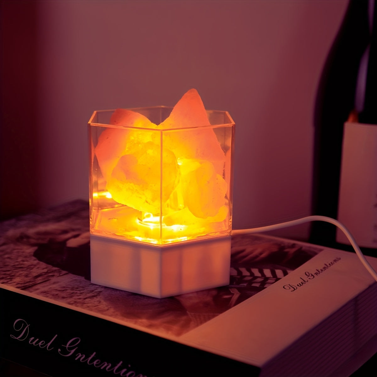 Salt Lamp - Himalayan Night Lamp with USB Connection