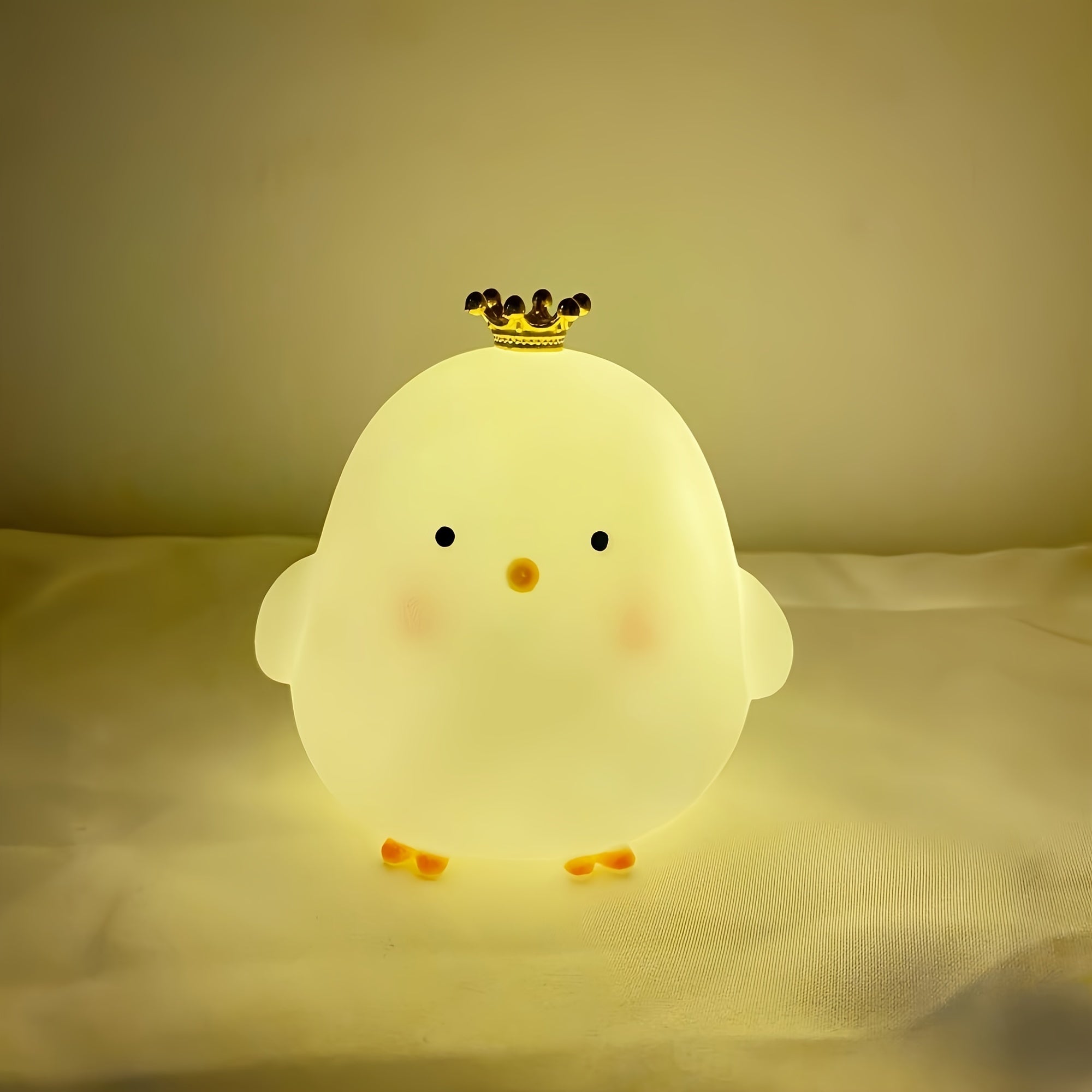 LumiKuiken - Lampada da tavolo LED affascinante con luce a misura d'occhio