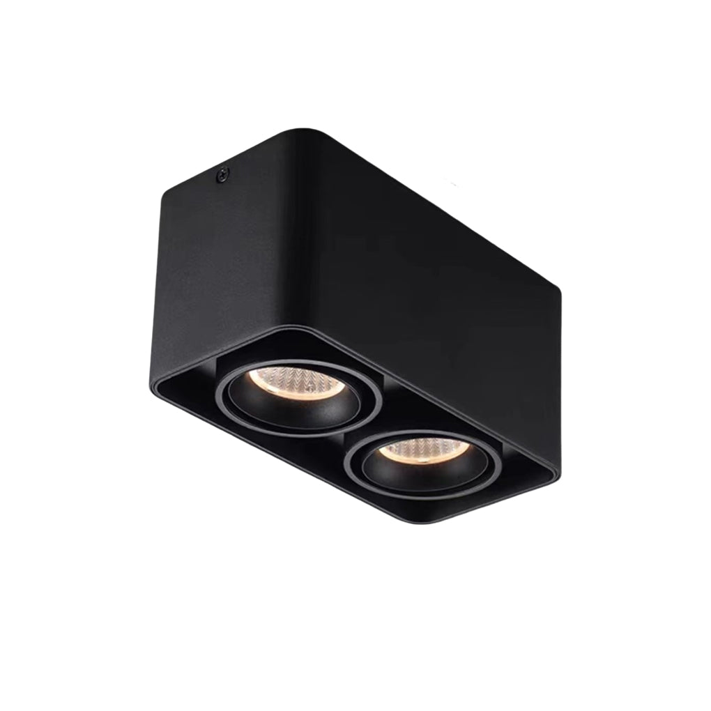 FlexiSquare - Lampada da soffitto a LED dimmerabile con testa quadrata regolabile