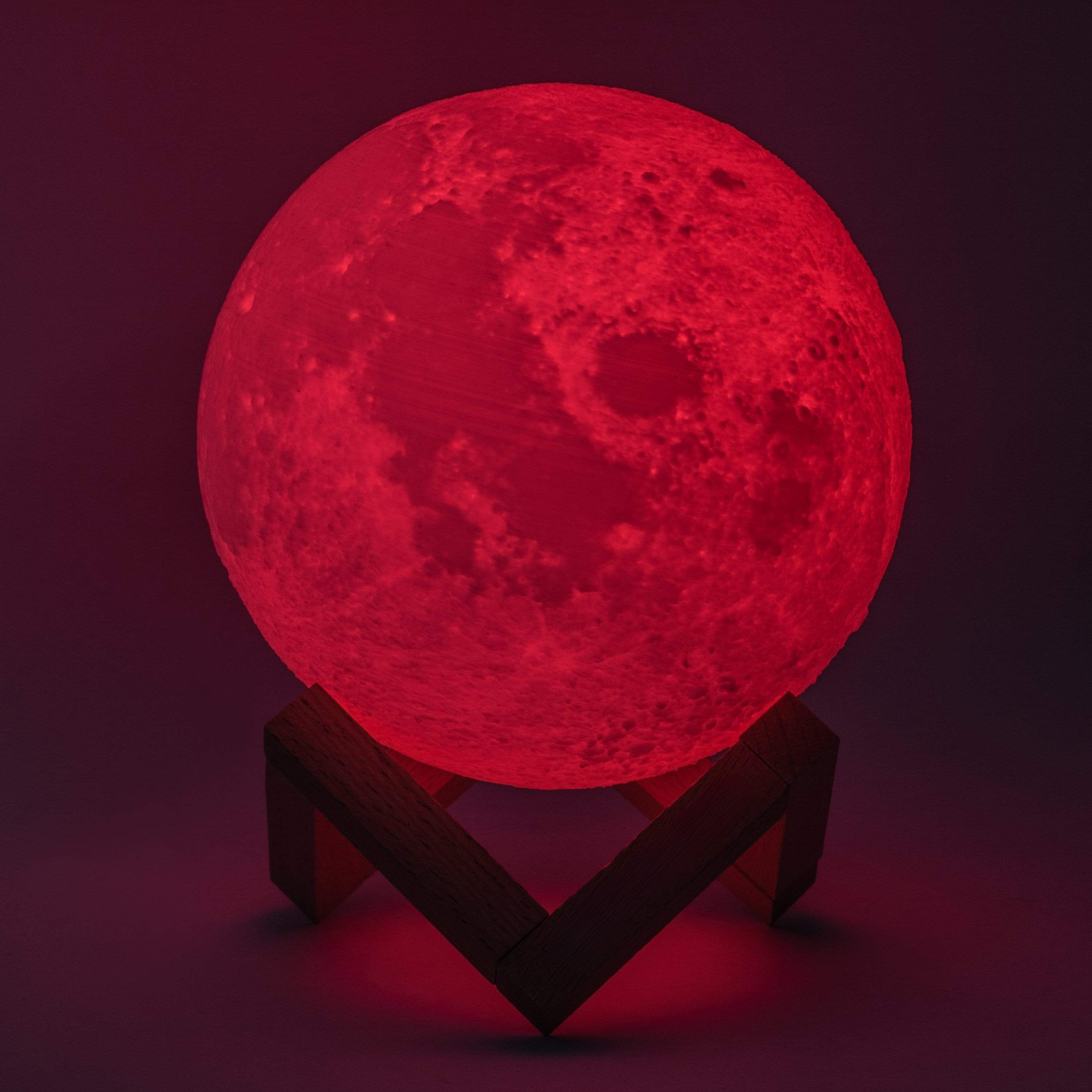 LunarGlow - Wireless Moon Lamp with 3D Detail