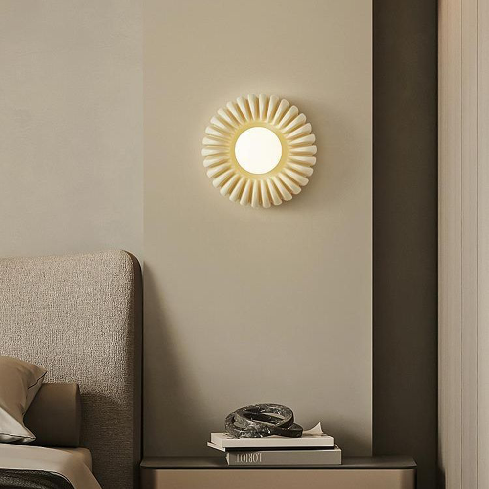Lampada da parete a corridoio in resina creativa stile francese