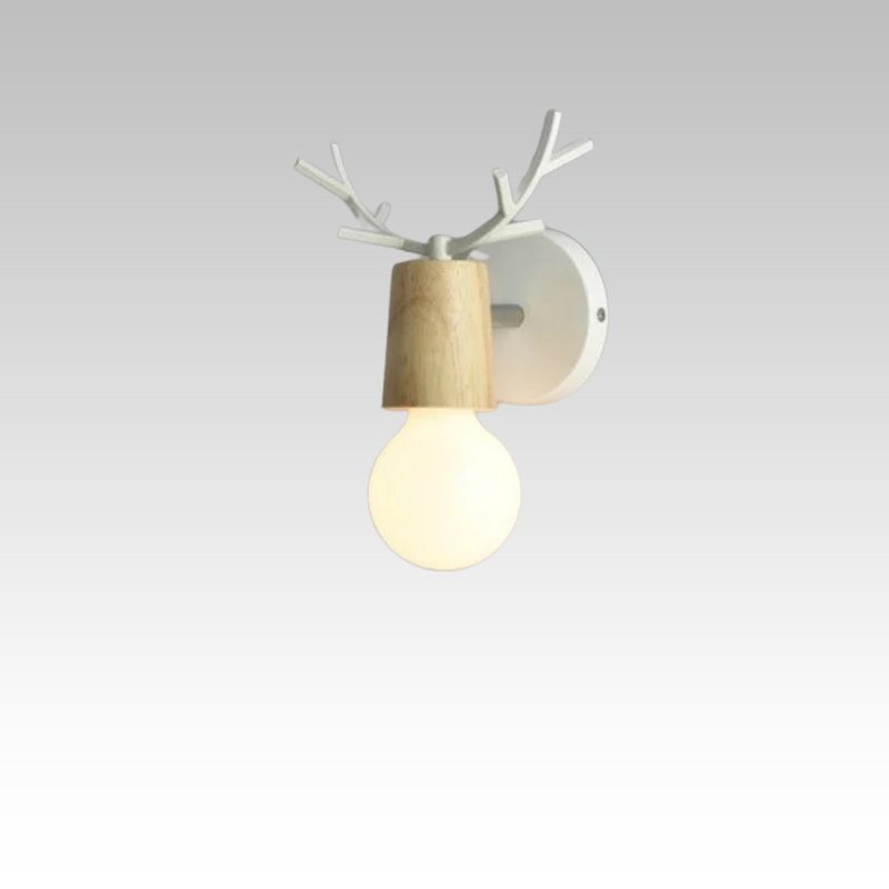 AntlerGlow - Modern Adjustable Children's Room Wall Lamp