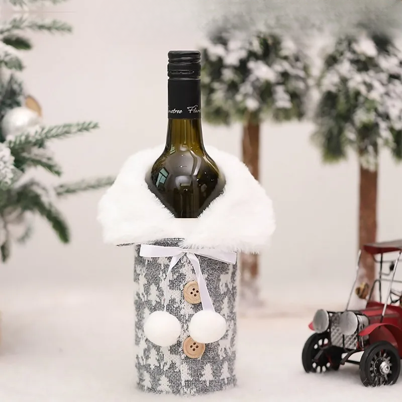 WineWrap - Wine Bottle Cover for Christmas