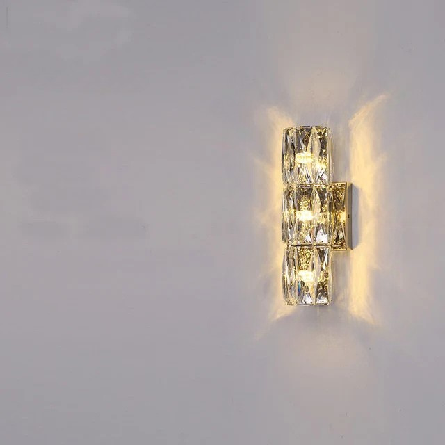 CrystalLuxe - Royal Bedroom Wall Lamp