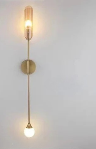 GoldenGlow – Minimalist LED Wall Lamp for Living & Bedroom