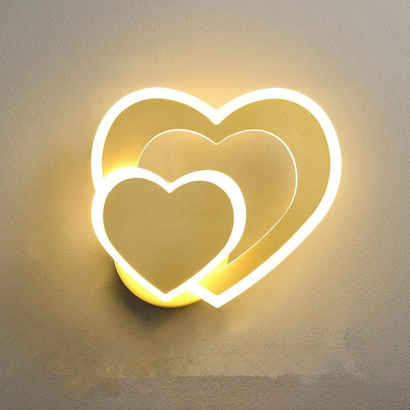Lampada da parete HeartWall - Illuminazione d'atmosfera LED creativa