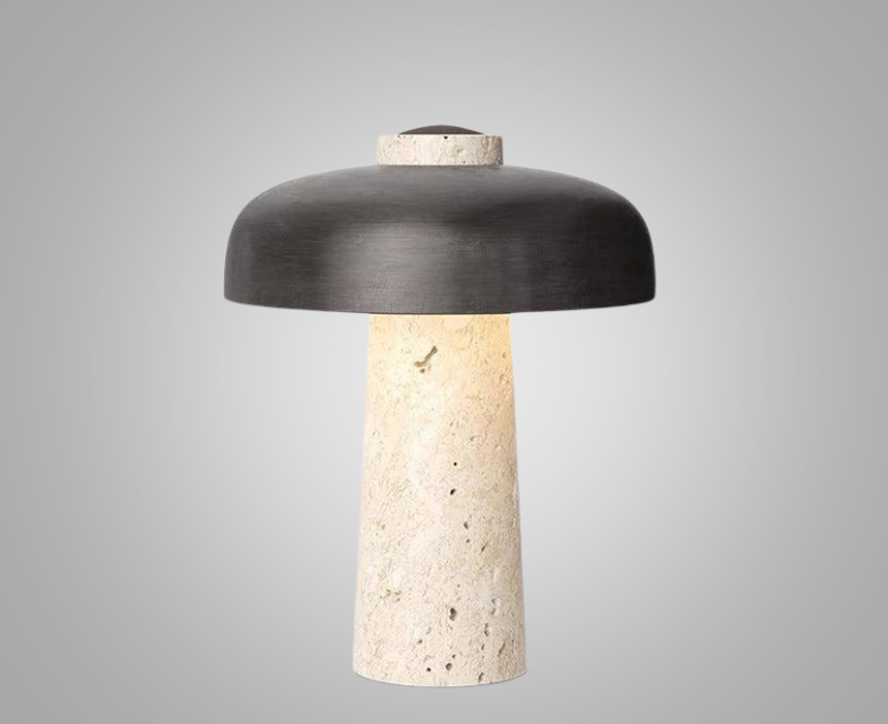 LuxeGlow - Marble Desk Lamp with Timeless Design