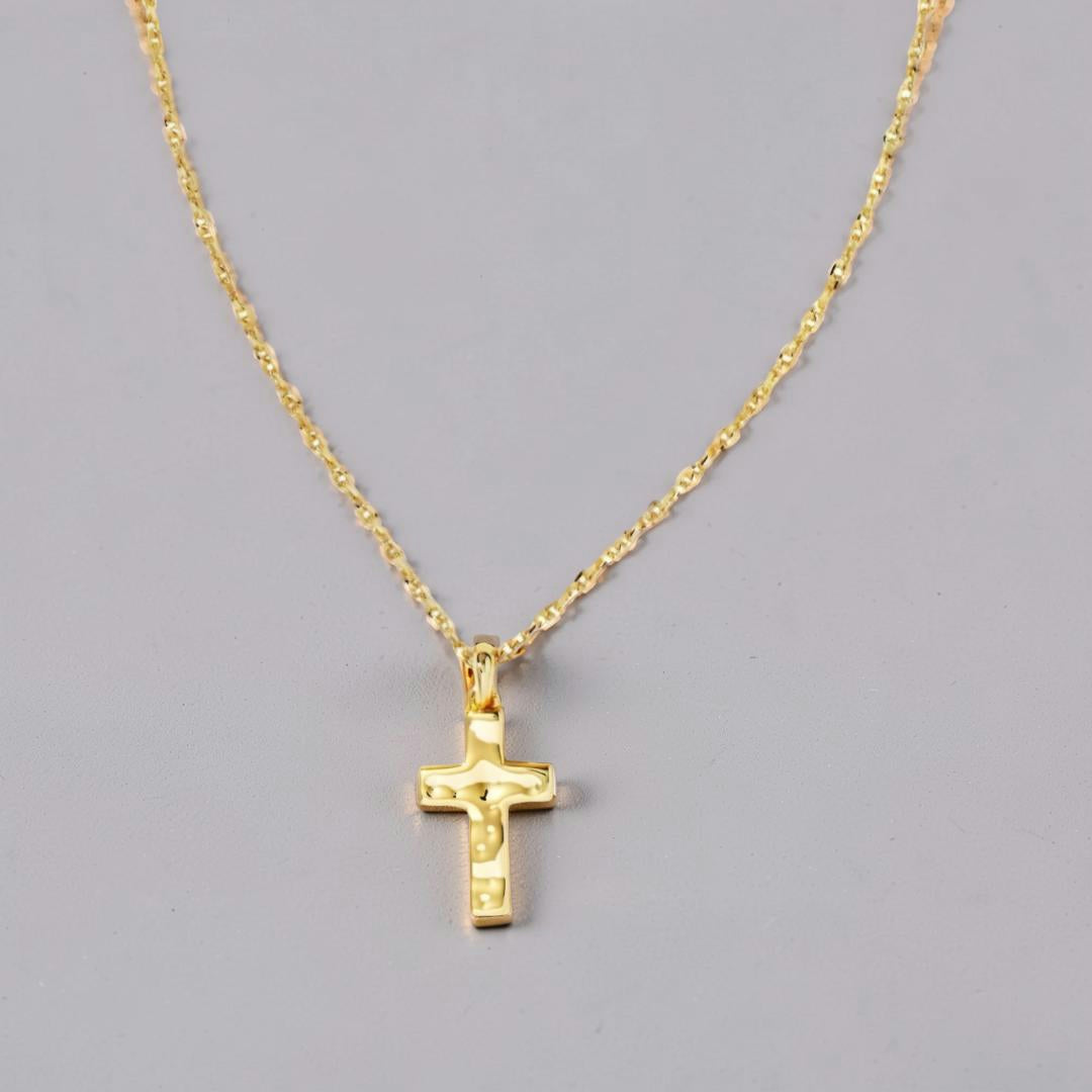Mother's Day Gift Necklace Women Cross Pendant Minimalist