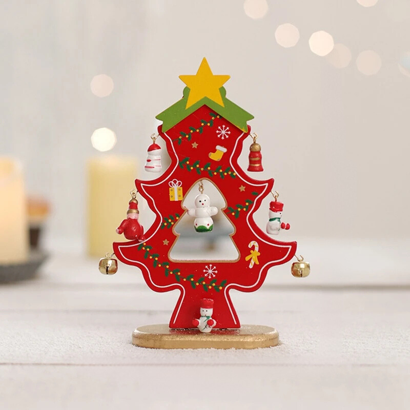 ElegantBoom - Wooden Christmas Decoration for Desk