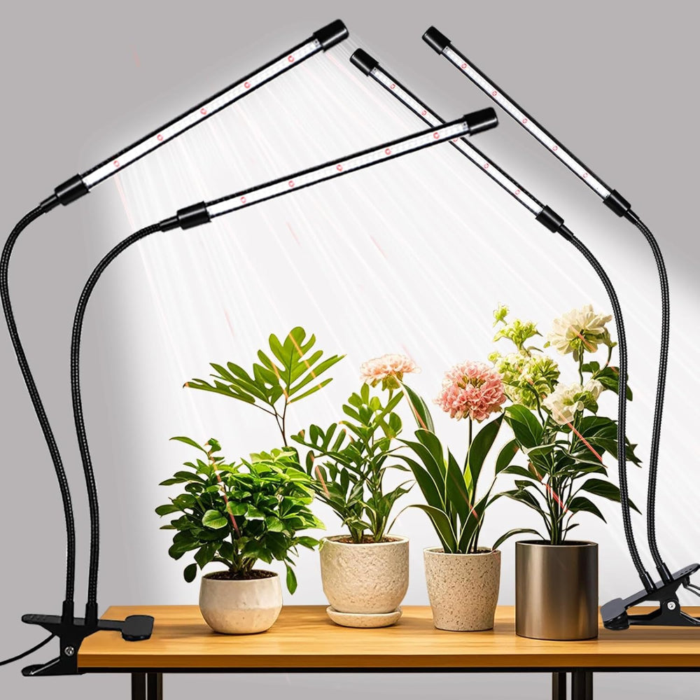 Plant Lamp LED Grow Light Full Spectrum Timer Dimmable Clip