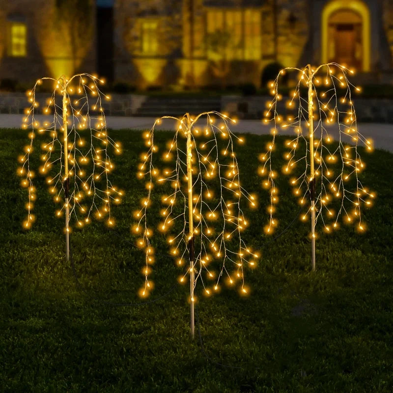 3 Packs Solar Garden Lighting Outdoor Decor