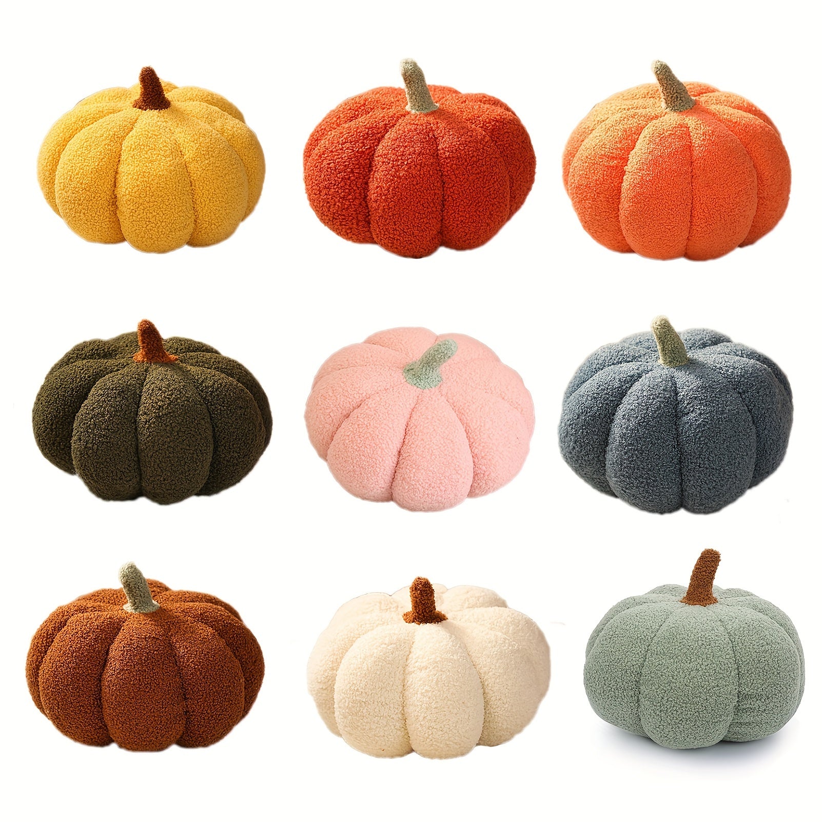 Almohada de Calabaza de Peluche Molutian - Juguete de Peluche con Tema de Videojuego, Almohada Decorativa para Niños de 0 a 3 Años