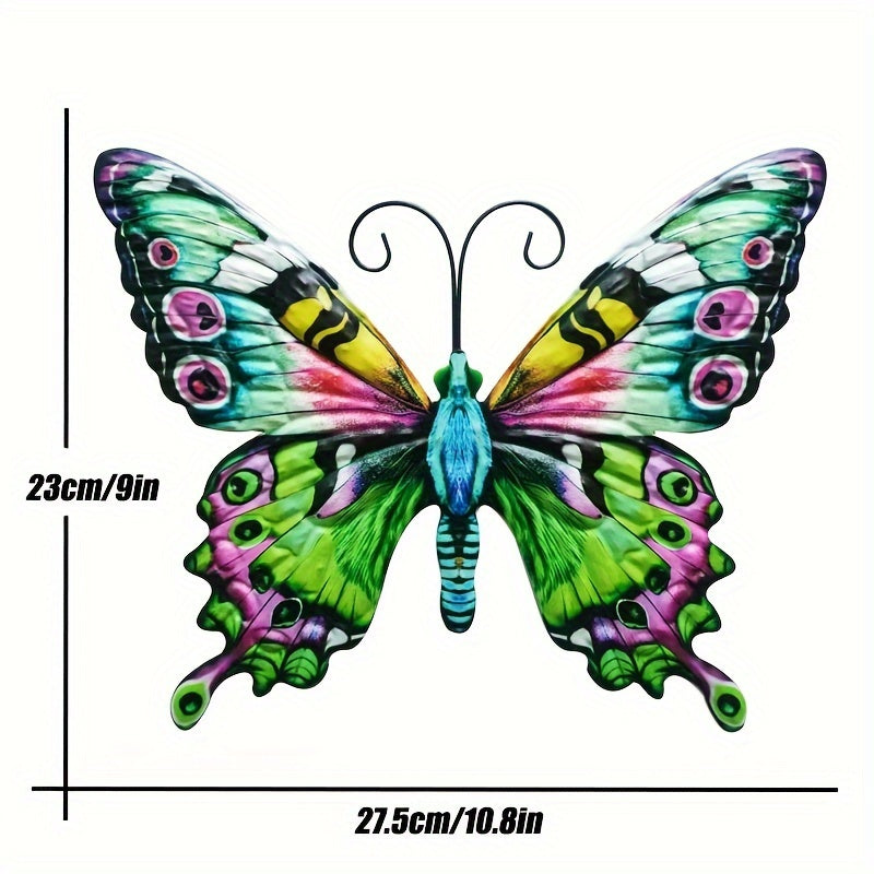 4 pezzi Decorazione da Parete a Forma di Farfalla in Metallo