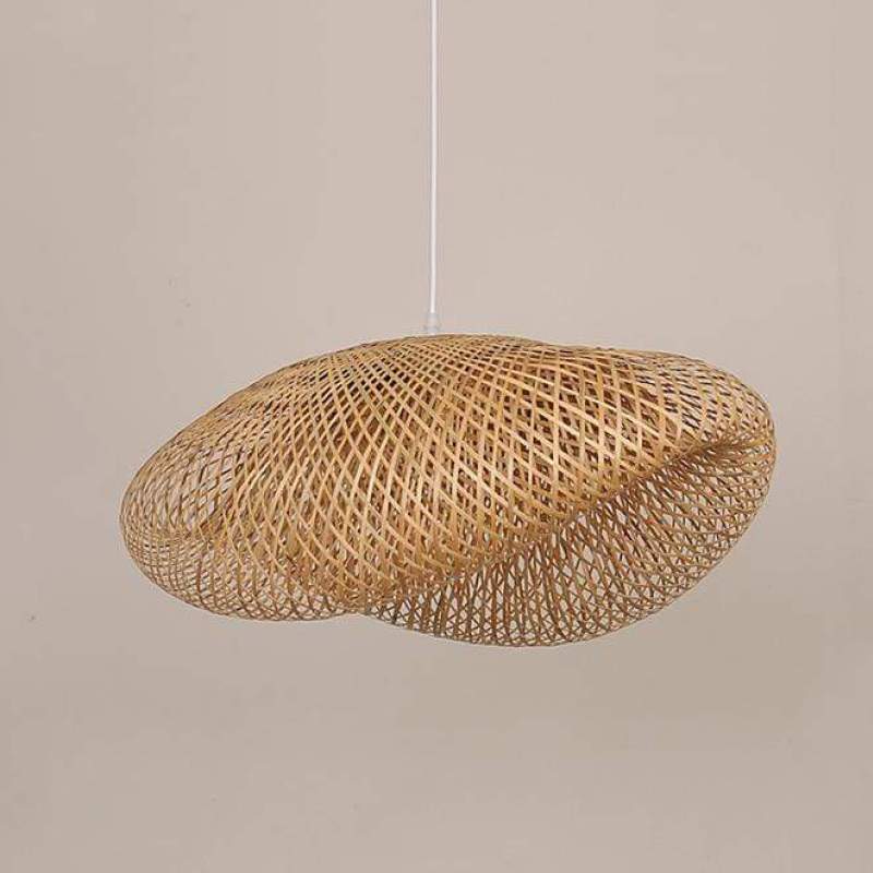 Candeeiro suspenso ZenBamboo LED Esferas de Bambu para Quarto