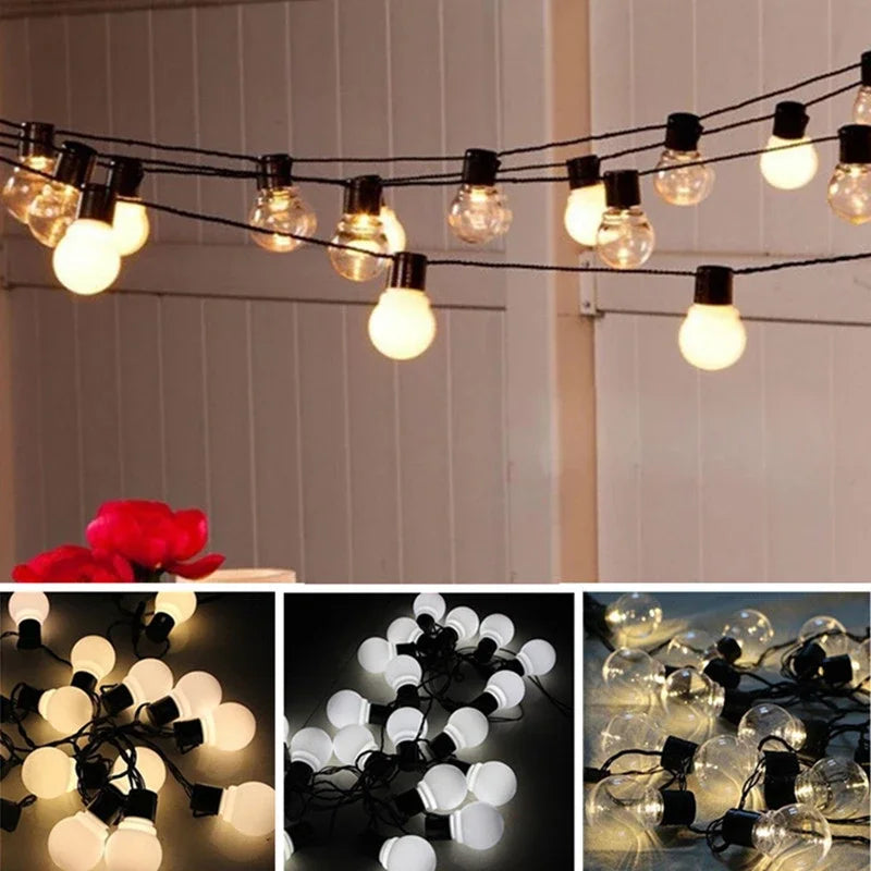 LumiString – Illuminazione Solare LED per Esterni, Illuminazione da Giardino a Risparmio Energetico per Terrazza e Balcone