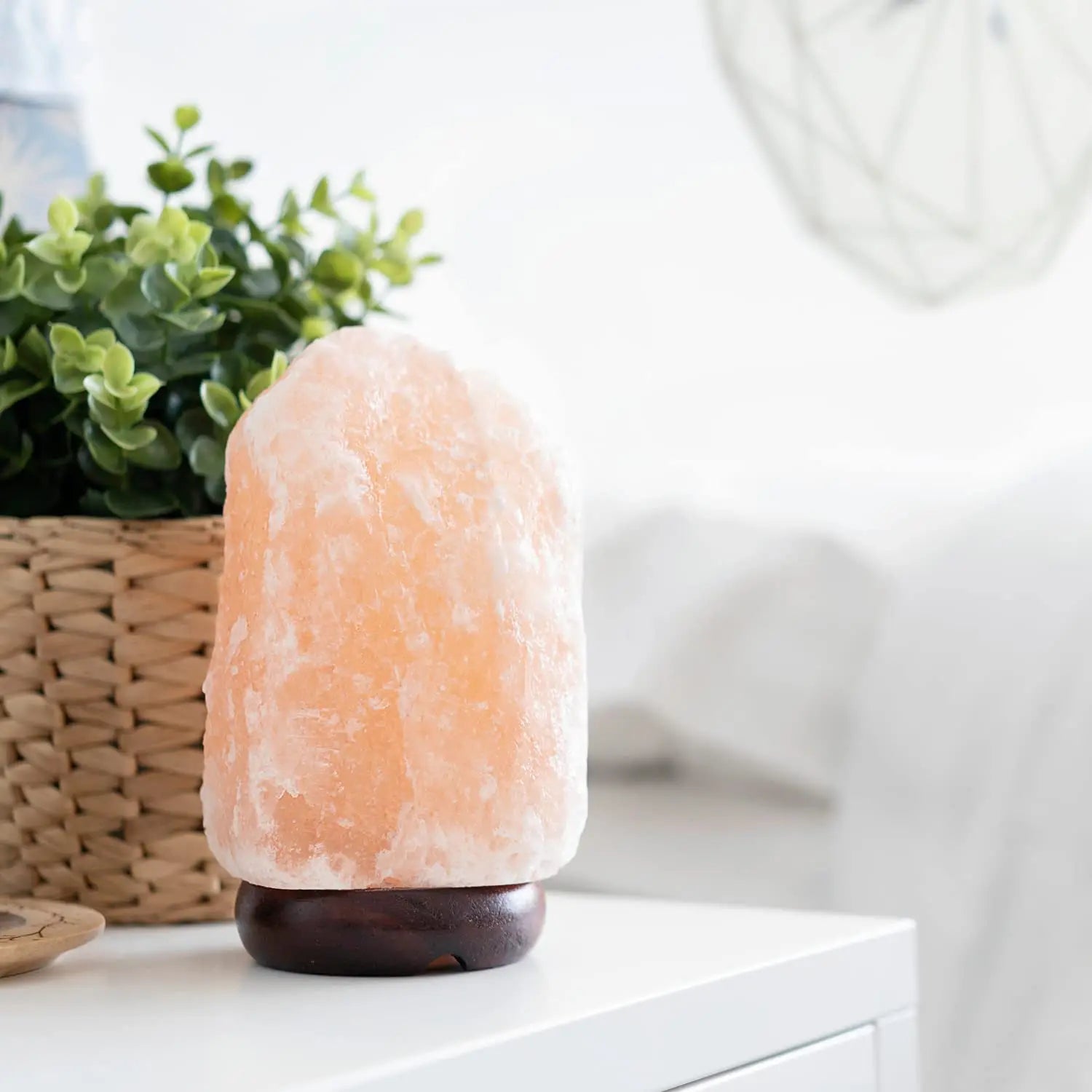 LumiSalt – Lâmpada de Sal do Himalaia de Sal Cristalino Natural, Luz Relaxante