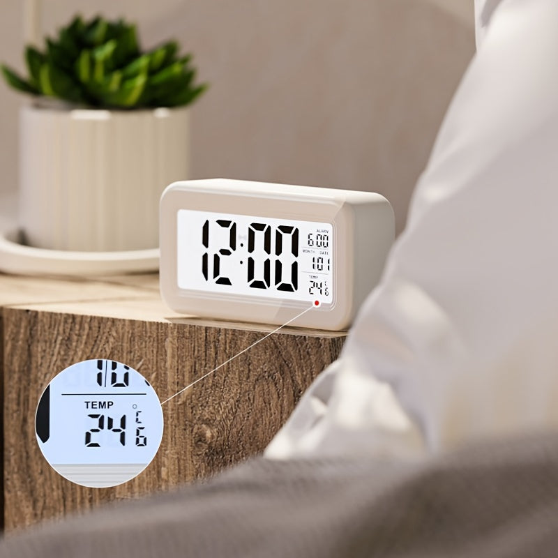 Digitale Wekker met LCD-scherm - Datum- en Temperatuurweergave