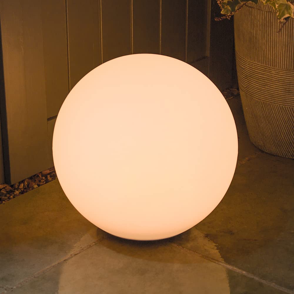 Luz de jardim em forma de bola