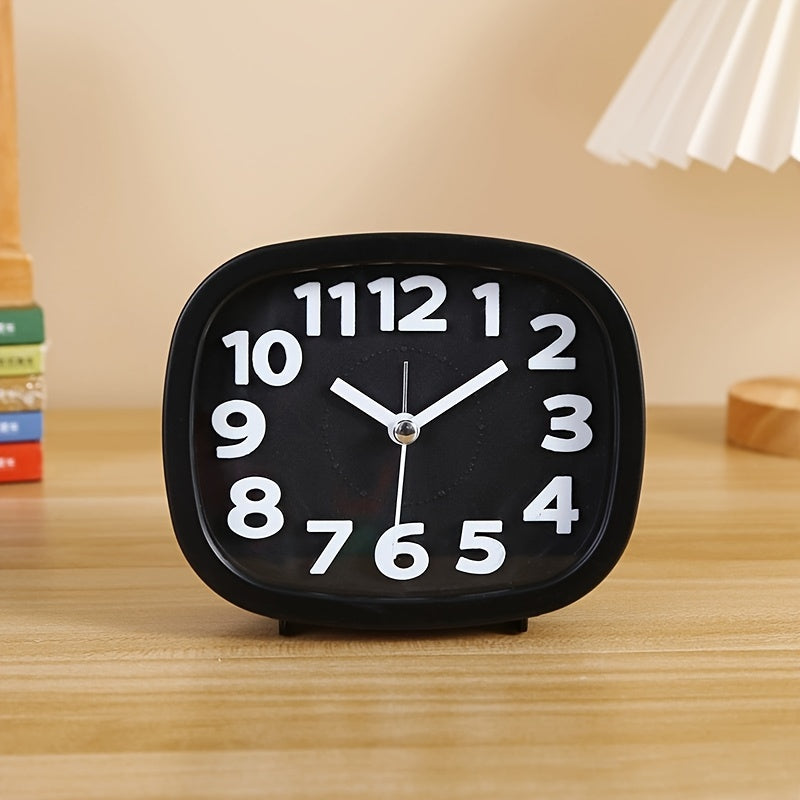 TimeSquare - Compact Square Alarm Clock with 3D Design