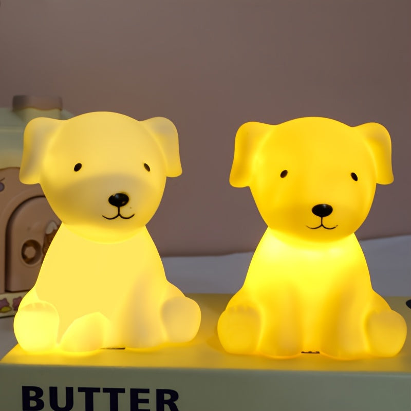 PuppyGlow - Cute Cartoon Dog Lamp with Warm Light for Room Decoration
