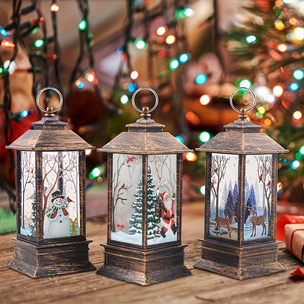 Retro Christmas - LED Tealight Candles 3 Pieces