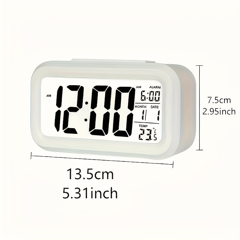 SmartGlow - Reloj Despertador Digital con Pantalla Grande y Luz Nocturna