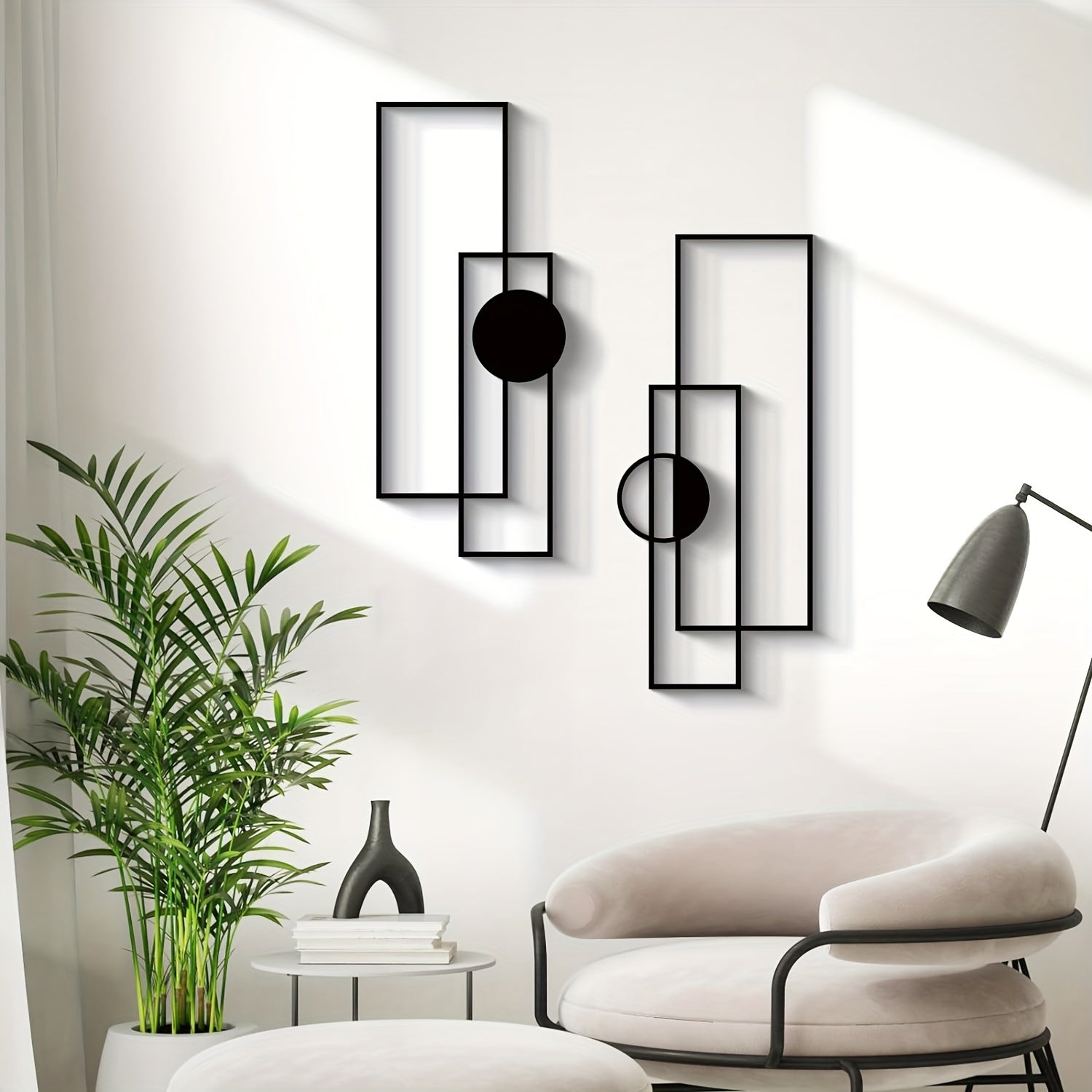 FashionLines - 4-piece Fashion-Themed Metal Wall Art