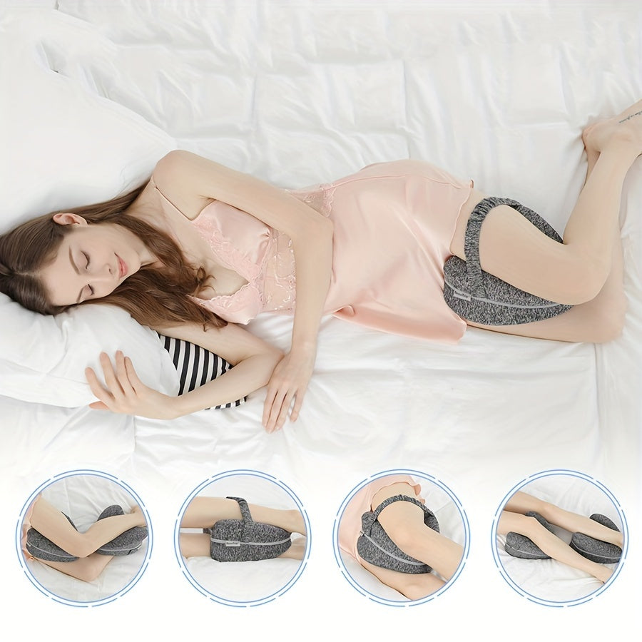 Cuscino Laterale Ergonomico - Cuscino per Ginocchia con Fodera Rimovibile e Lavabile