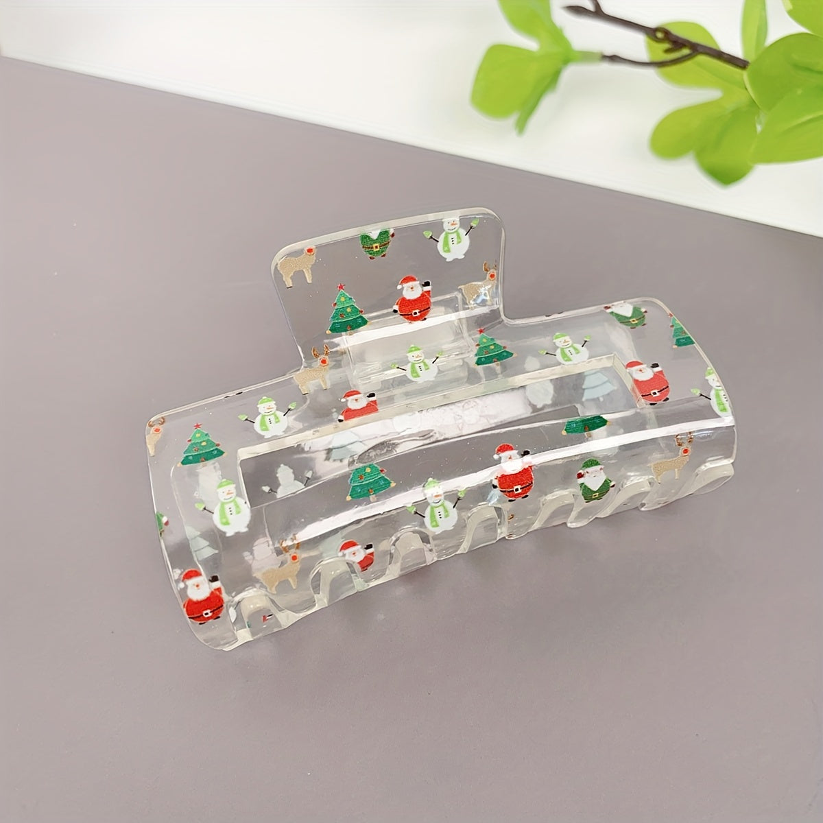 XmasClip - Cute Christmas Hair Clip in Acrylic