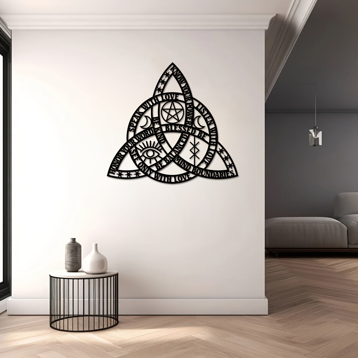 CelticKnot - Good Witch Celtic Knot Metal Wall Art