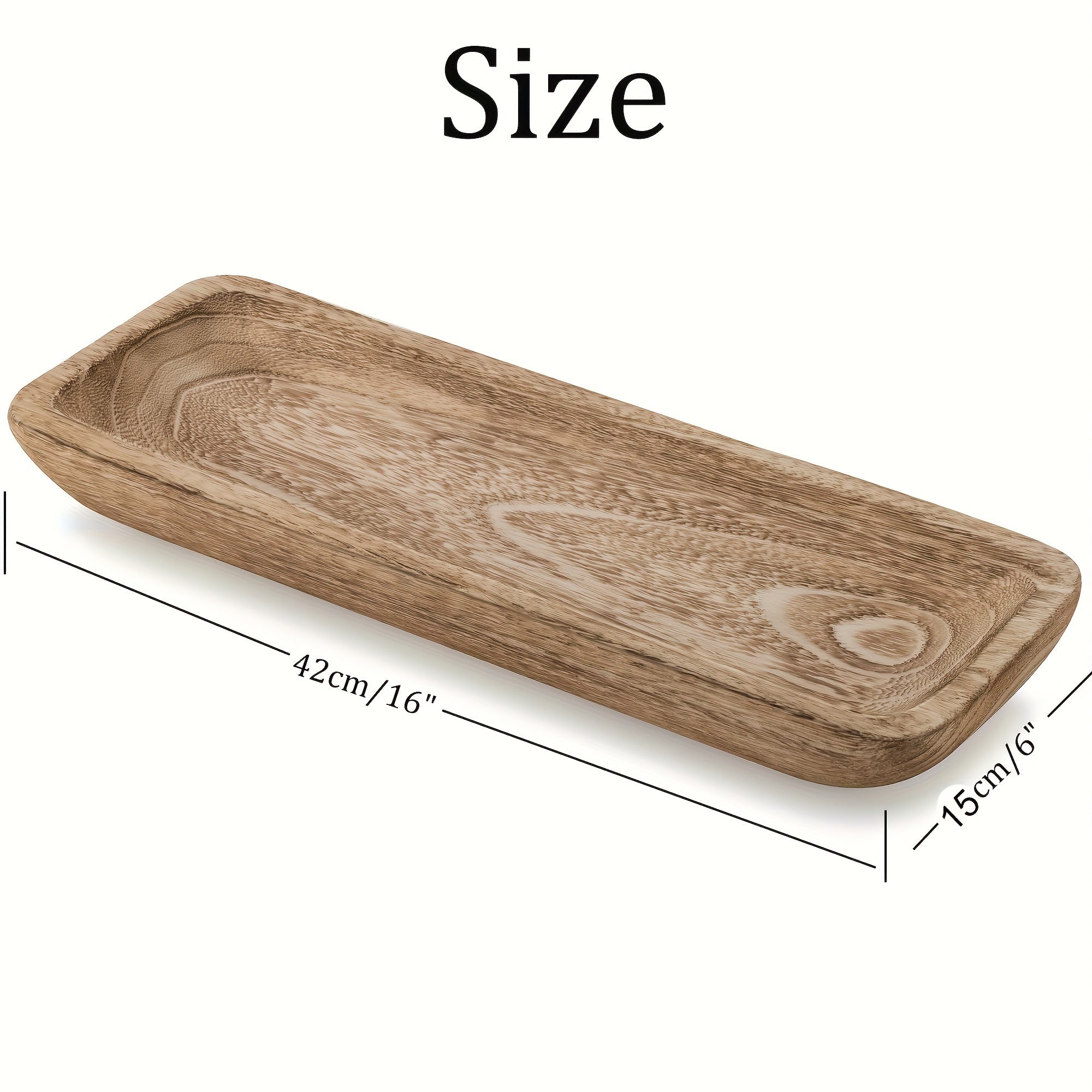 WoodServe - Rustic Wooden Bowl for Kitchen & Home Decor